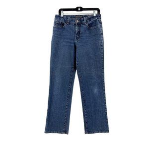 Nine West Women's Jeans Med Wash High Rise Denim Jeans Size 12 Short 30 Waist
